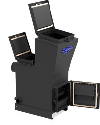 Котел твердотопливный длительного горения Huntel NEO 22